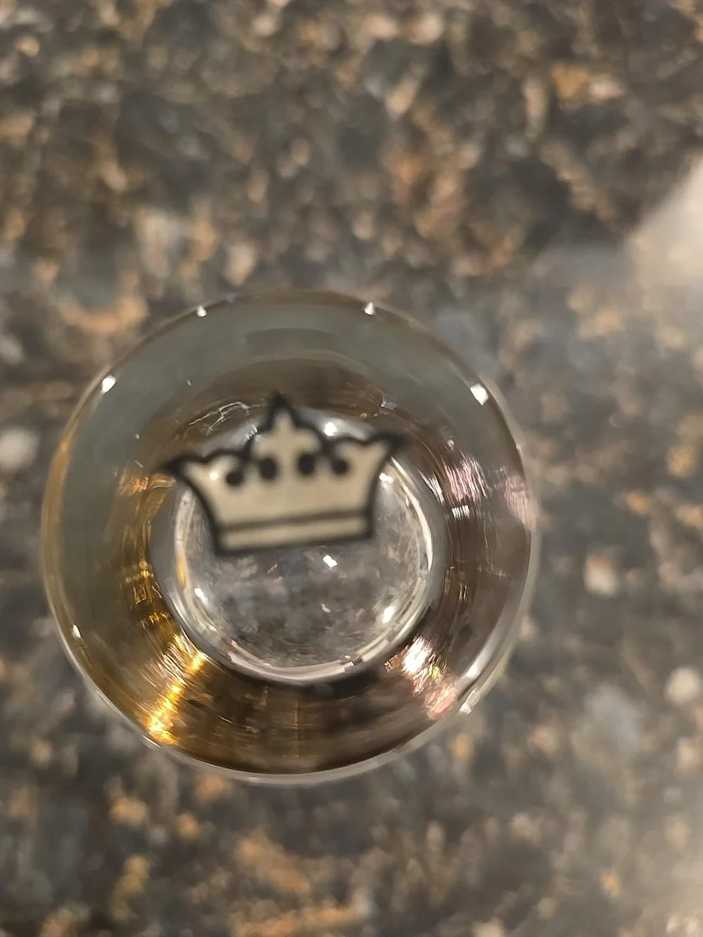 Walt Disney World Mickey Mouse 1971 Crown Gold Trim Shot Glass 4